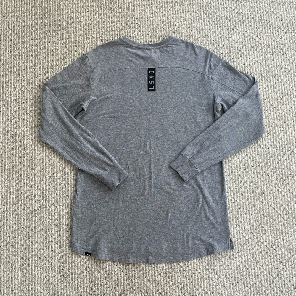 [BRAND NEW] LSKD Tab LS Tee - Medium (Light Grey Marl)